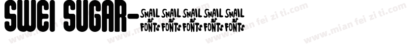 swei sugar字体转换
